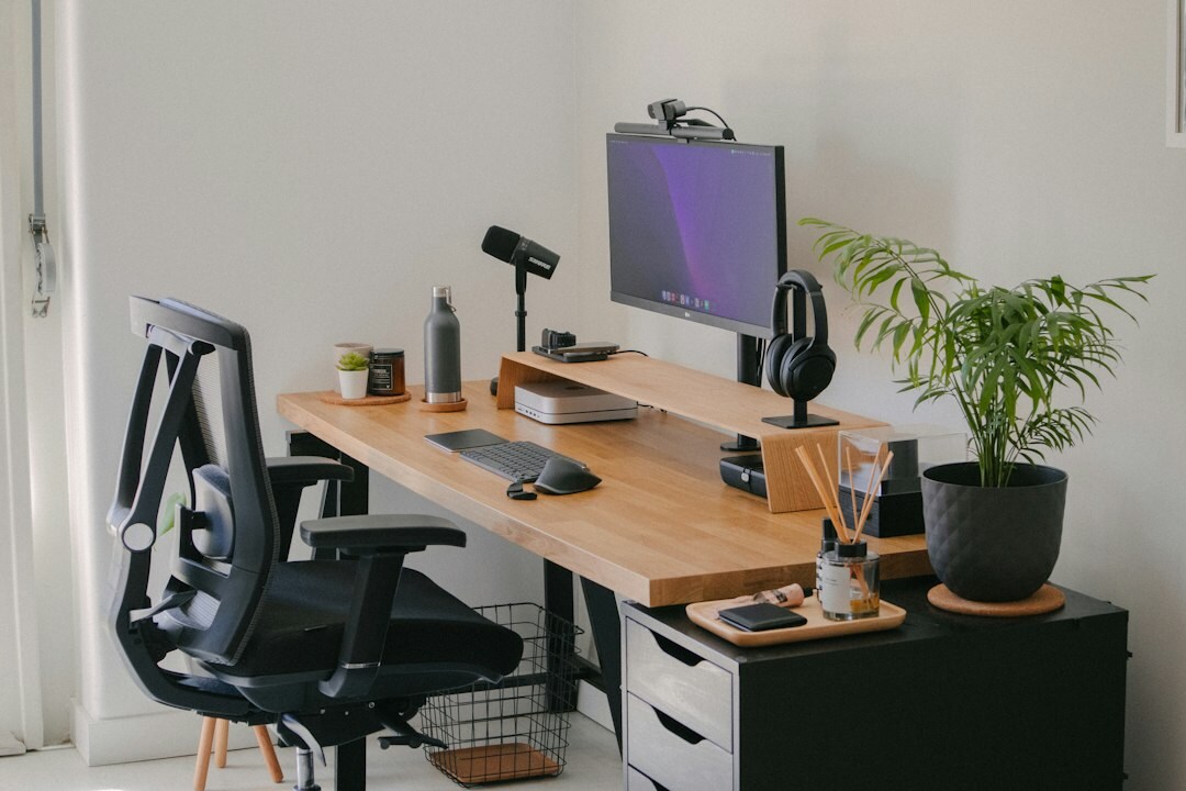 quiet home office setup